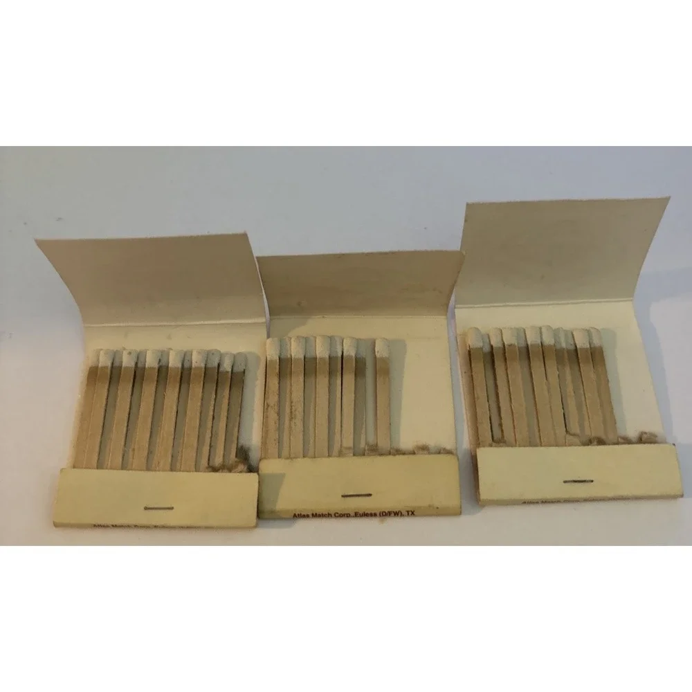 Vintage Steamboats Used 3 Matchbooks‎ Delta Queen Steamboat Company